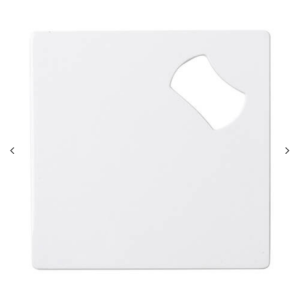 9 × 9 cm ανοιχτήρι μπουκαλιών για εκτύπωση εξάχνωσης – λευκό