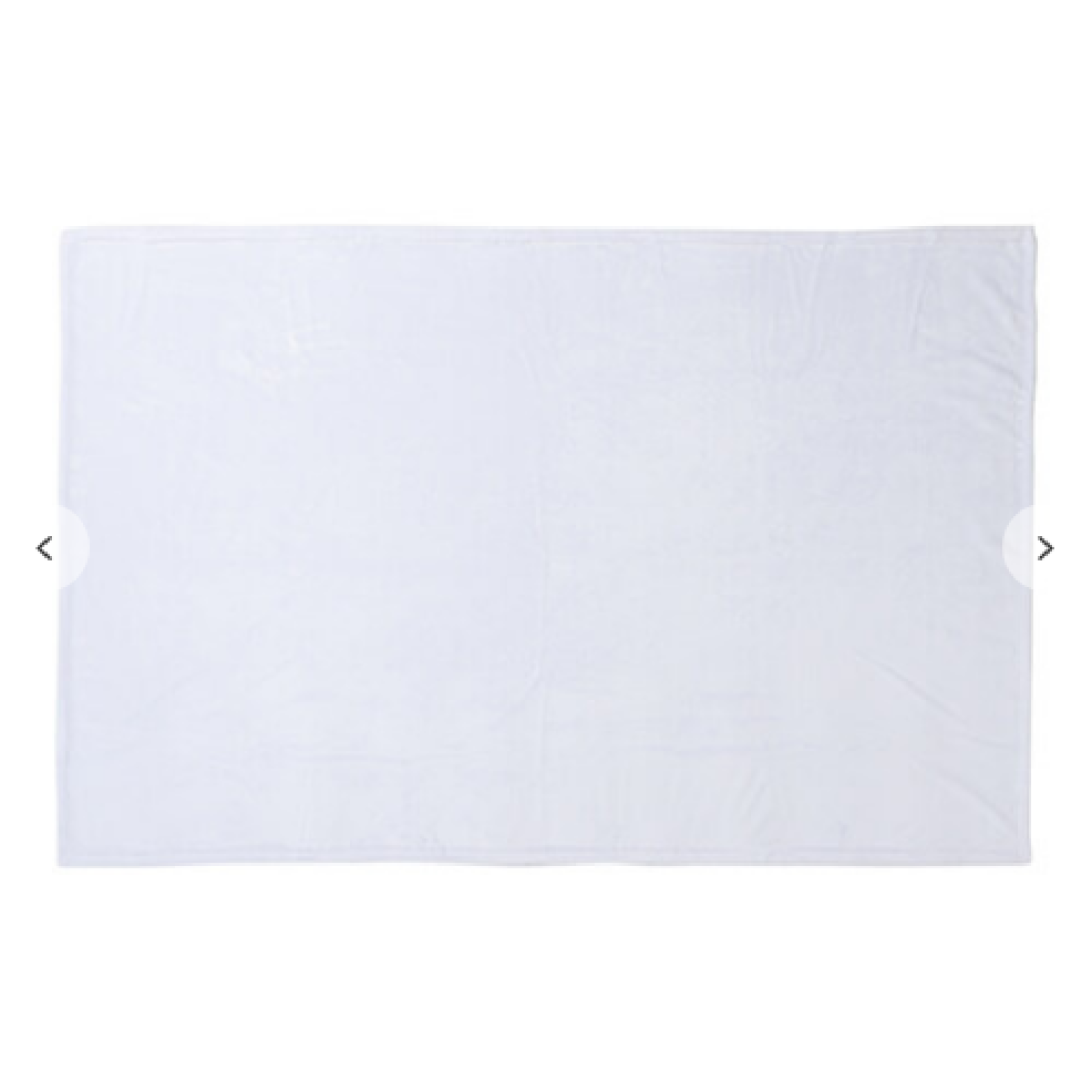 Minky blanket 152 x 102 cm για sublimation – λευκό