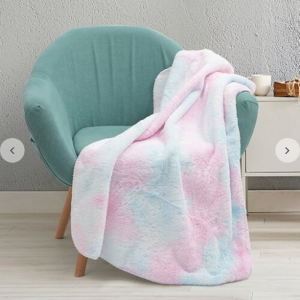 Κουβέρτα minky με faux fur lining για εκτύπωση εξάχνωσης 127 × 152 cm