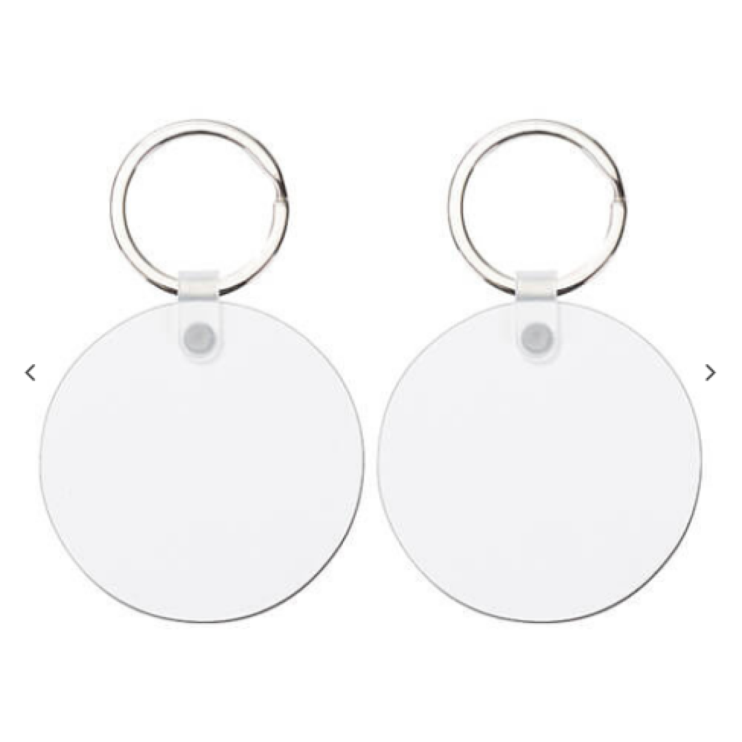 Double-sided MDF μπρελόκ για sublimation – circle