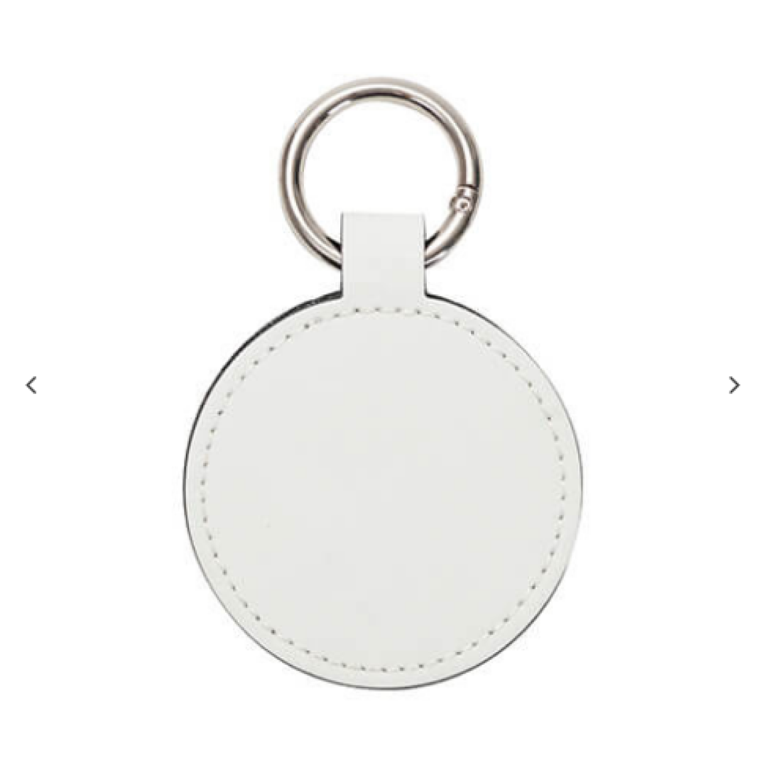 Sublimation PU Handbag Magnetic Hat Clip(6.2*9.8cm,round)