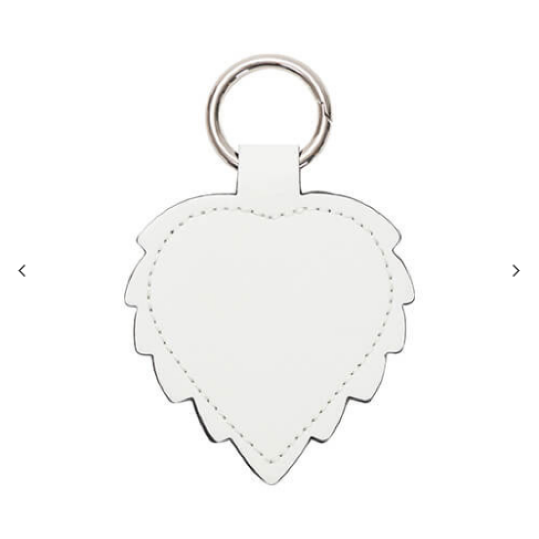 Εξάχνωσης PU Handbag Magnetic Hat κλιπ (7,3 × 10,8 cm, σχήμα φύλλου)