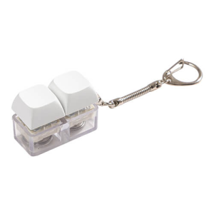 Εξάχνωσης Keyboard Fidget μπρελόκ (Double-Key, LED)