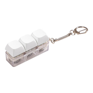 Εξάχνωσης Keyboard Fidget μπρελόκ (Triple-Key, LED)