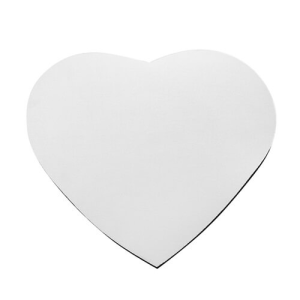 Σε σχήμα καρδιάς mousepad 23,5 × 19,5 cm/3 mm