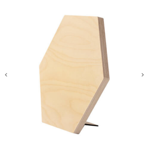 Κόντρα πλακέ Hexagonal κορνίζα φωτογραφίας (26,5 × 30,5 × 1,5 cm)