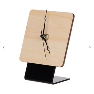 ΞΥΛΙΝΟ ΡΟΛΟΙ 10X10CM ΜΕ ΒΑΣΗ - ΤΕΤΡΑΓΩΝΟ