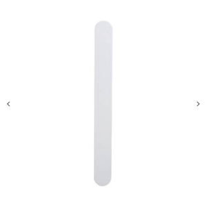 Εξάχνωσης ανοξείδωτο ατσάλι Nail File (στρογγυλεμένη-corner ορθογώνιο σχήμα, 2 × 18 cm)