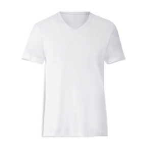 Ανδρικό με αίσθηση βαμβακιού V-NECK μπλούζα S