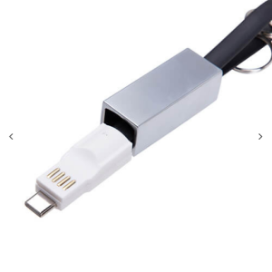 Μπρελόκ – USB C data cable για εκτύπωση εξάχνωσης – μαύρο