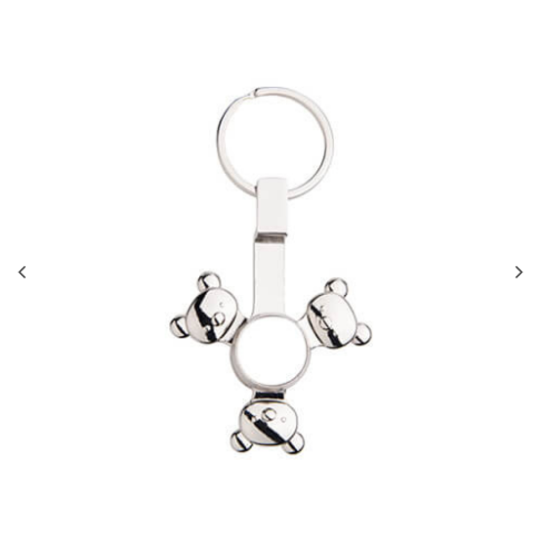 ΜΕΤΑΛΛΙΚΟ ΜΠΡΕΛΟΚ SPINNER PENTAGONAL PANDA 40X70MM
