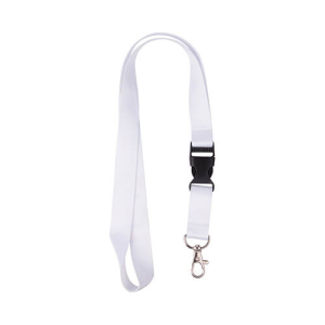 Λευκό leash με connector για εκτύπωση εξάχνωσης