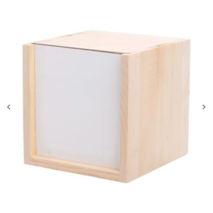 Ξύλινο κουτί 10 x 10 x 10 cm για sublimation