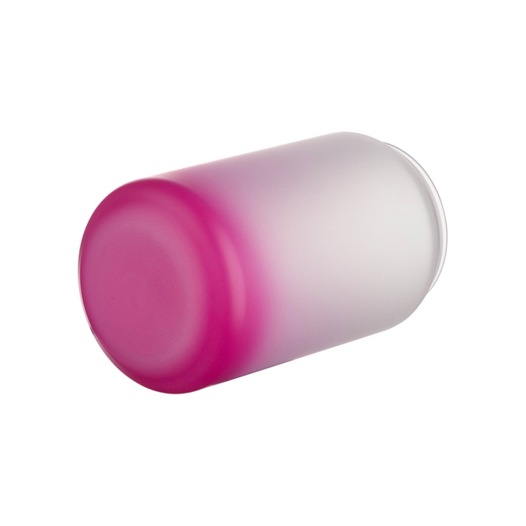 ΓΥΑΛΙΝΟ ΠΟΤΗΡΙ ΜΕ ΜΩΒ ΠΑΤΟ - 400ml