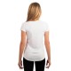 Γυναικείο κοντομάνικο T-shirt Slim Fit για εξάχνωση - λευκό