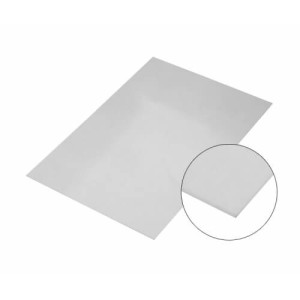 Ασημί καθρέφτης εφέ αλουμίνιο φύλλο 15 × 20 cm