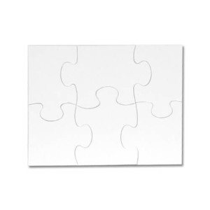 Παζλ 17,7 x 12,6 cm 6 στοιχεία εξάχνωση Θερμική μεταφορά