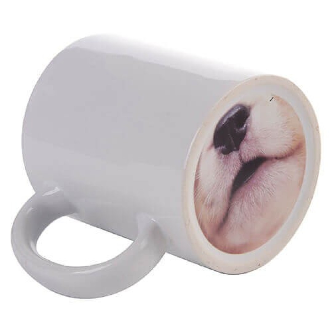 ΛΕΥΚΗ ΚΟΥΠΑ 330 ML ΜΕ ΕΚΤΥΠΩΜΕΝΟ ΠΑΤΟ DOG'S NOSE