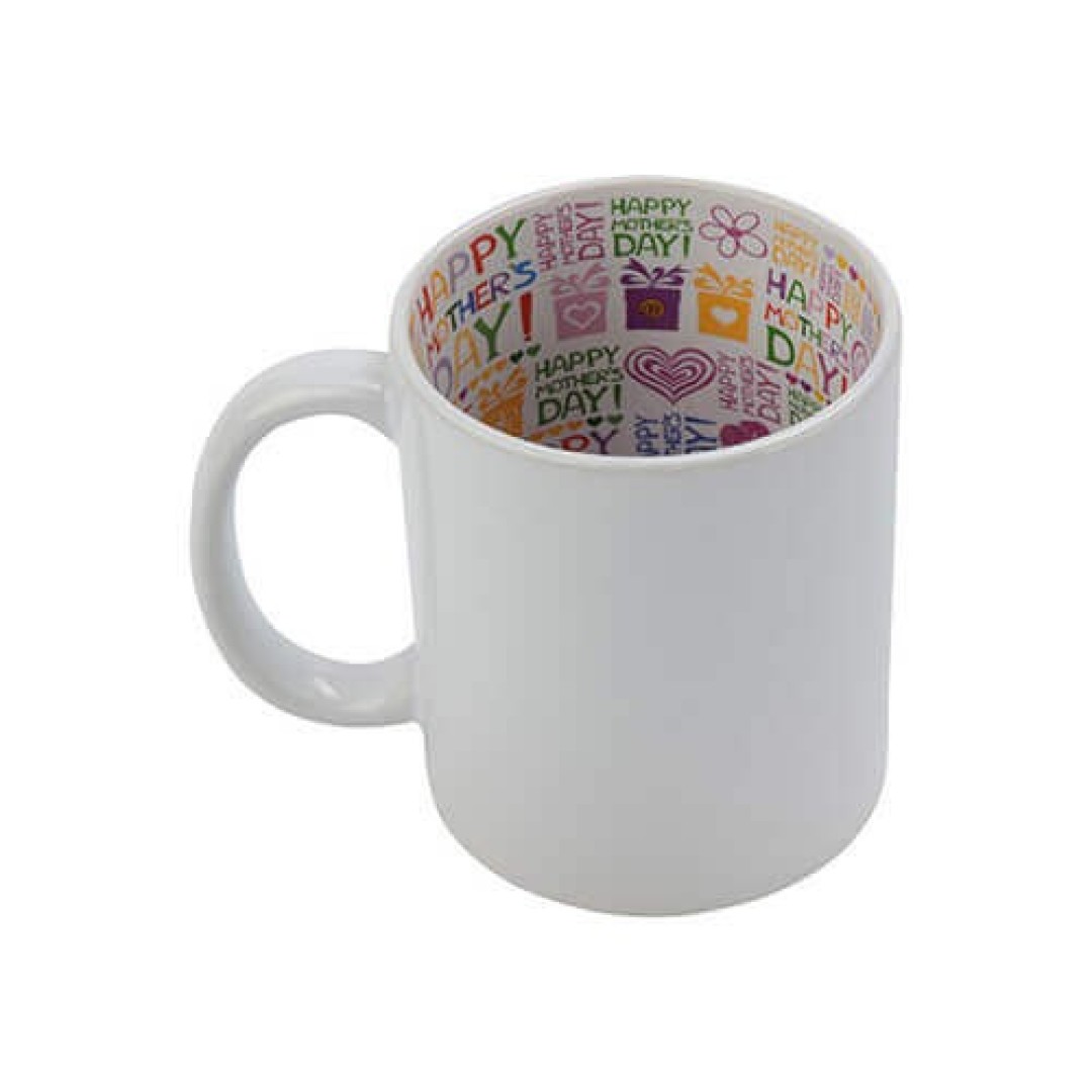 ΛΕΥΚΗ ΚΟΥΠΑ 300 ML ΕΚΤΥΠΩΜΕΝΗ ΕΣΩΤΕΡΙΚΑ HAPPY MOTHER'S DAY