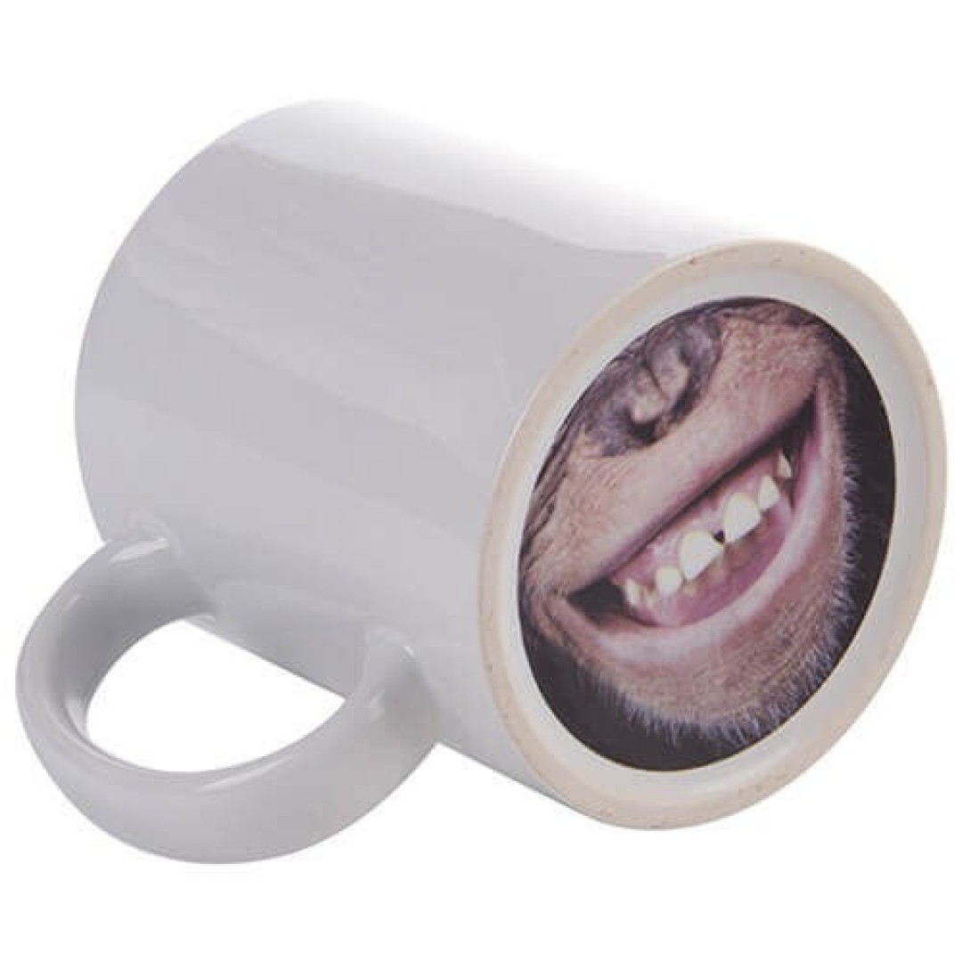 ΛΕΥΚΗ ΚΟΥΠΑ 330 ML ΜΕ ΕΚΤΥΠΩΜΕΝΟ ΠΑΤΟ MONKEY