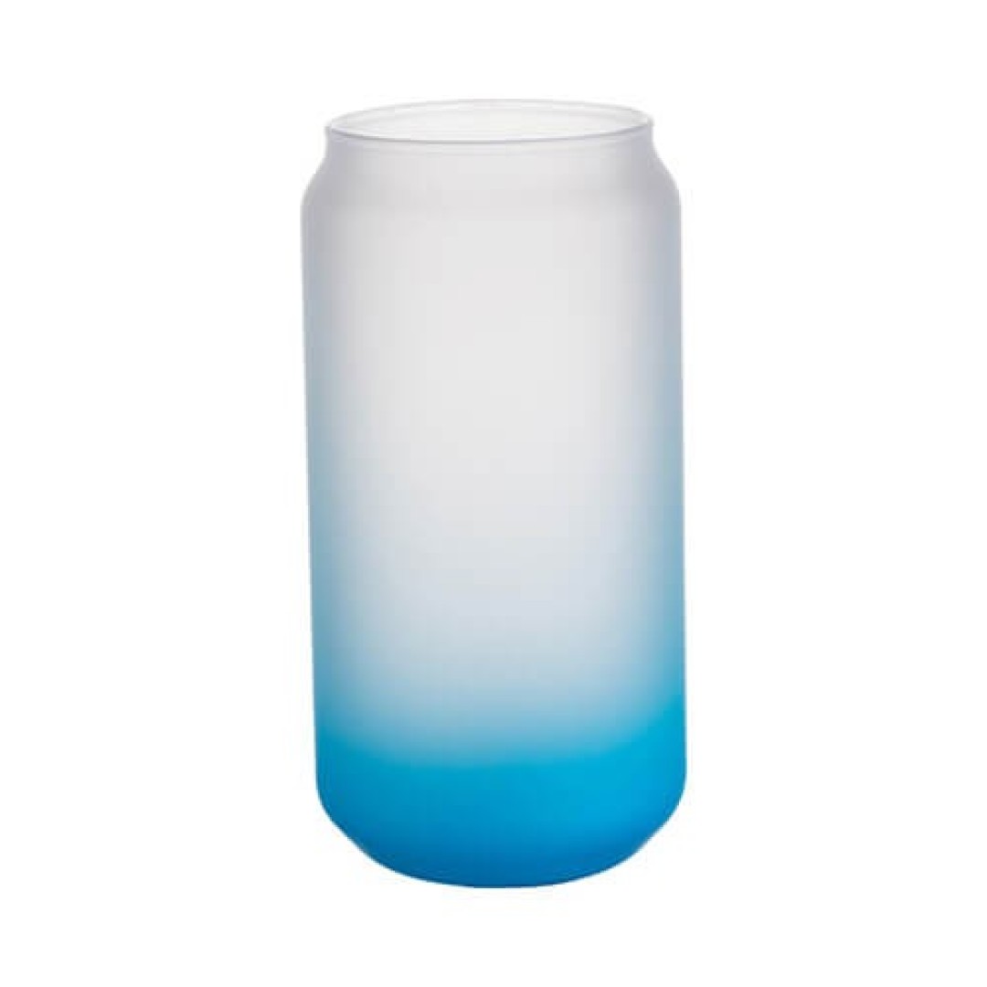 ΓΥΑΛΙΝΟ ΠΟΤΗΡΙ ΜΕ ΓΑΛΑΖΙΟ ΠΑΤΟ - 550ml