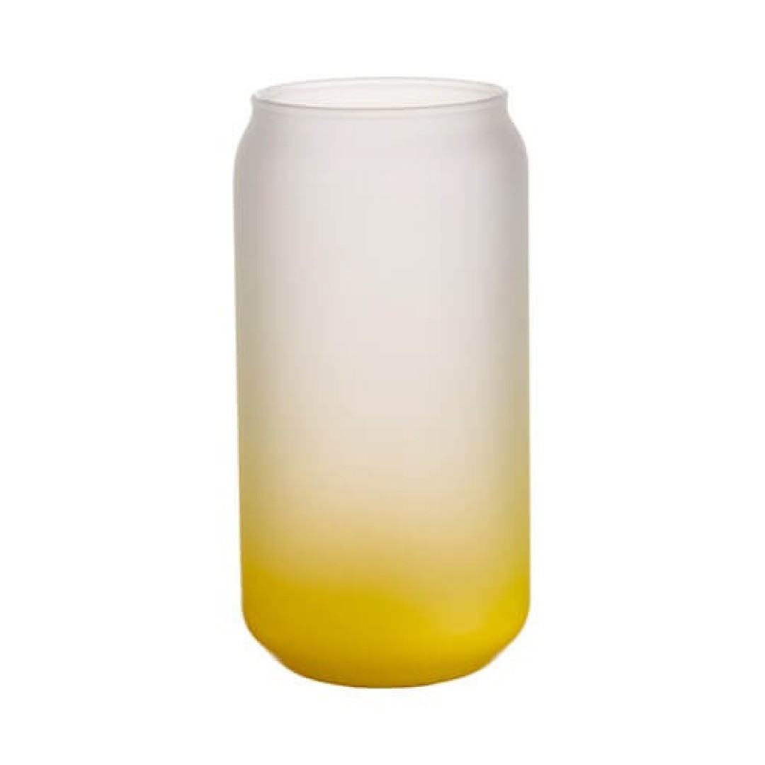 ΓΥΑΛΙΝΟ ΠΟΤΗΡΙ ΜΕ ΚΙΤΡΙΝΟ ΠΑΤΟ - 550ml