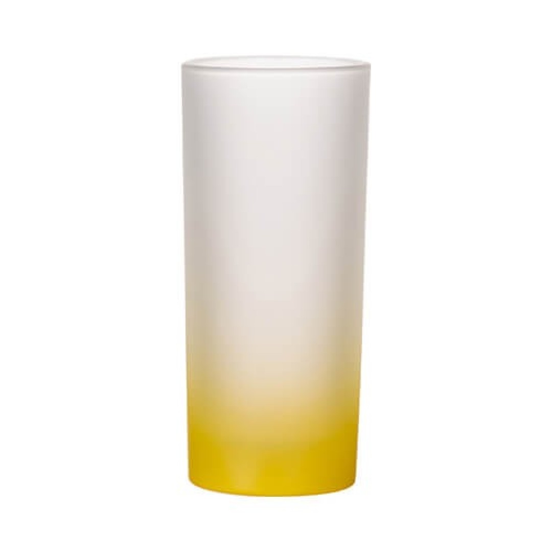 ΓΥΑΛΙΝΟ ΠΟΤΗΡΙ ΜΕ ΚΙΤΡΙΝΟ ΠΑΤΟ - 200ML