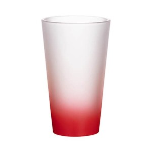 ΓΥΑΛΙΝΟ ΠΟΤΗΡΙ ΜΕ ΚΟΚΚΙΝΟ ΠΑΤΟ - 450ML