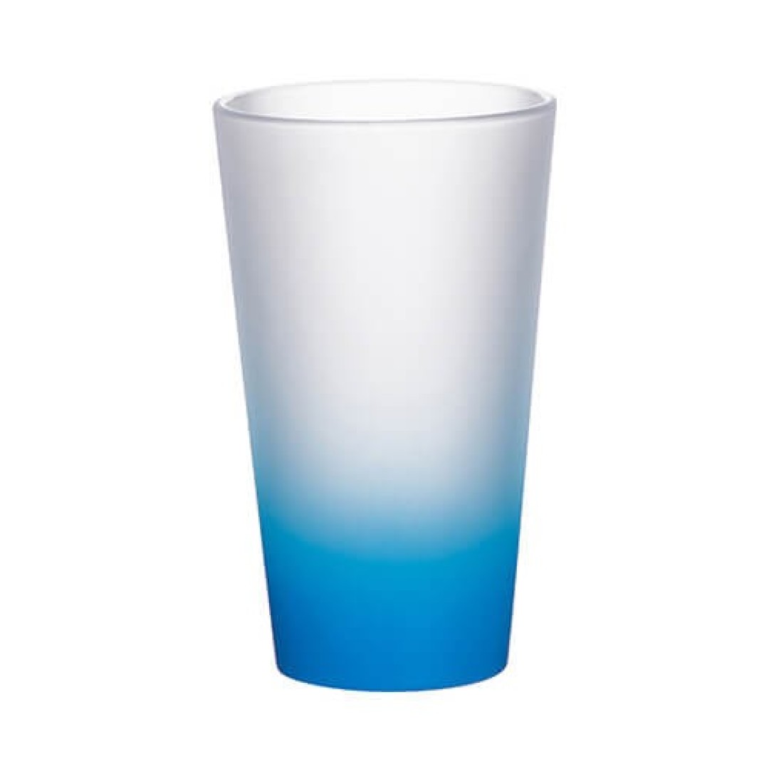ΓΥΑΛΙΝΟ ΠΟΤΗΡΙ ΜΕ ΓΑΛΑΖΙΟ ΠΑΤΟ - 450ML
