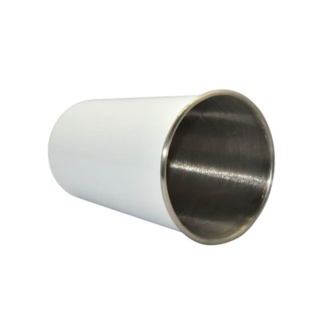 ΑΝΟΞΕΙΔΩΤΗ ΜΕΤΑΛΛΙΚΗ ΚΟΥΠΑ 330ML - ΑΣΠΡΗ