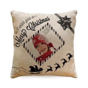 ΔΙΧΡΩΜΟ ΛΙΝΟ ΜΑΞΙΛΑΡΙ 50X50CM XMAS