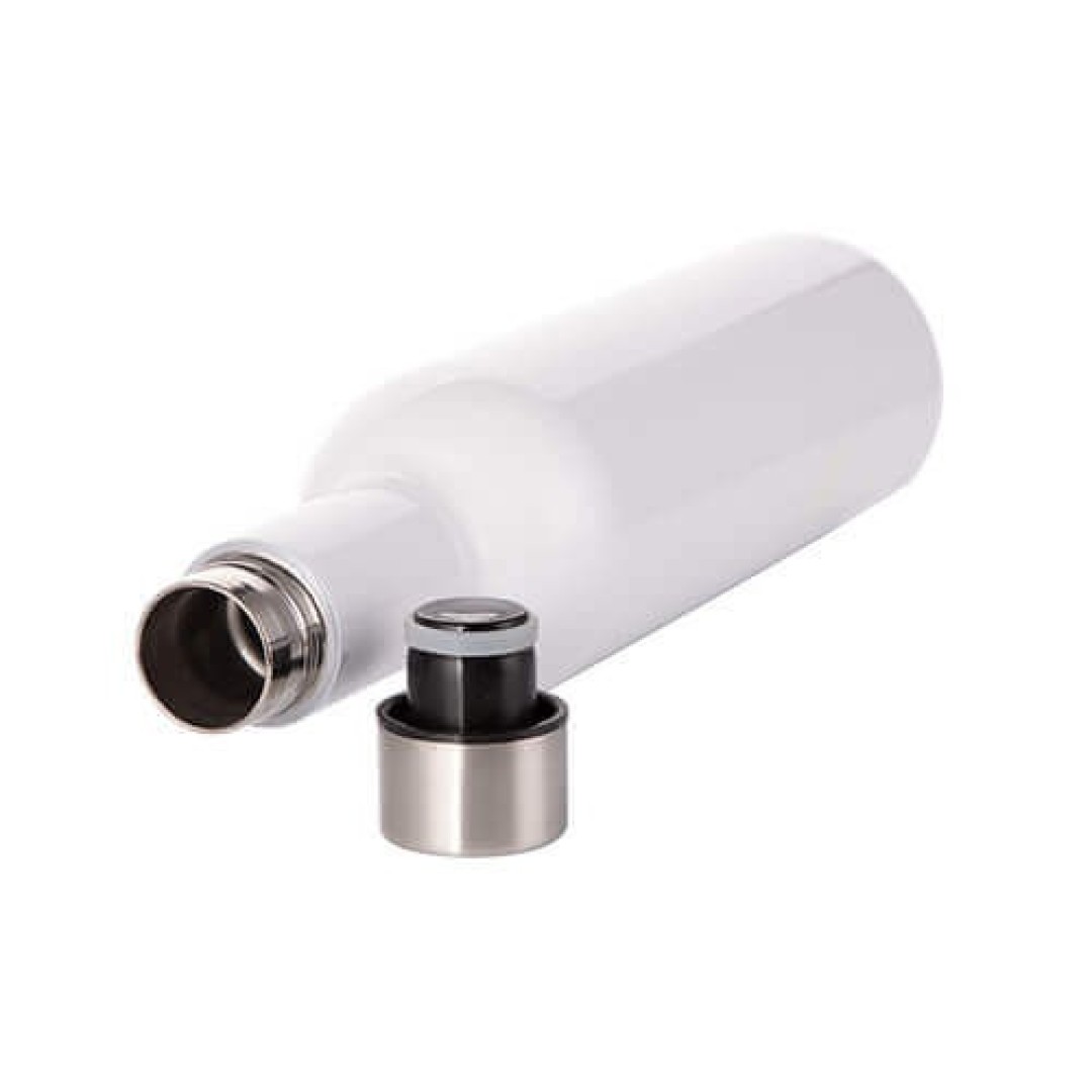 ΜΕΤΑΛΛΙΚΟ ΜΠΟΥΚΑΛΙ ΚΡΑΣΙΟΥ 750ML WHITE