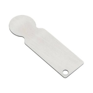 ΜΕΤΑΛΛΙΚΟ ΜΠΡΕΛΟΚ TOKEN 2,3Χ7,4CM