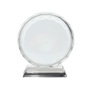 ΚΡΥΣΤΑΛΛΟ ΜΕ ΒΑΣΗ ΣΤΡΟΓΓΥΛΟ 10Χ10CM