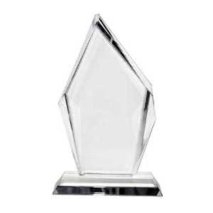 ΚΡΥΣΤΑΛΛΟ ΜΕ ΒΑΣΗ ΤΡΟΠΑΙΟ 10Χ16,5CM