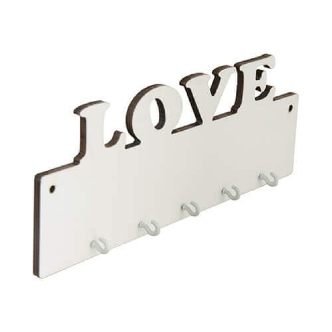MDF ΚΡΕΜΑΣΤΡΑ ΚΛΕΙΔΙΩΝ LOVE 27,5X10CM