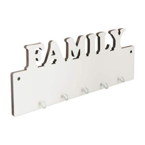 MDF ΚΡΕΜΑΣΤΡΑ ΚΛΕΙΔΙΩΝ FAMILY 27,5X10CM