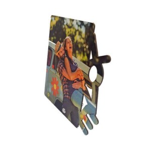 MDF ΚΟΡΝΙΖΑ ΜΕ ΒΑΣΗ LOVE 20X22CM