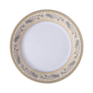 ΠΙΑΤΟ 20,5CM ΧΡΥΣΟ ΣΧΕΔΙΟ  ΜΕ ΒΑΣΗ