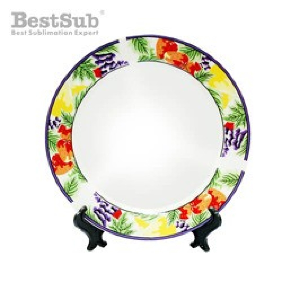 ΠΙΑΤΟ 18CM ΧΡΩΜΑΤΙΣΤΟ ΜΕ ΒΑΣΗ