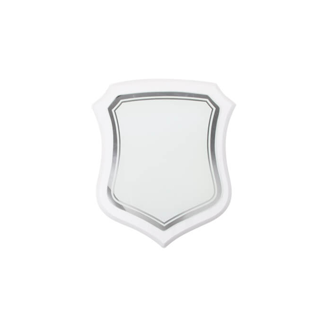 ΓΥΑΛΙΝΟ ΠΛΑΙΣΙΟ ΑΣΠΙΔΑ ΣΕ ΑΣΠΡΟ MDF