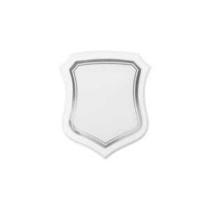 ΓΥΑΛΙΝΟ ΠΛΑΙΣΙΟ ΑΣΠΙΔΑ ΣΕ ΑΣΠΡΟ MDF