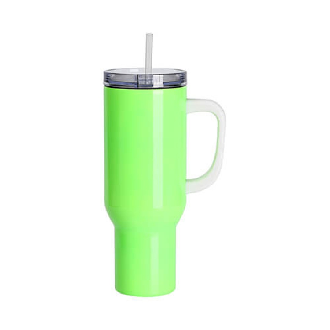 ΠΡΑΣΙΝΟ ΝΕΟΝ ΘΕΡΜΟΣ ΤΑΞΙΔΙΟΥ 1200ml ΜΕ ΚΑΛΑΜΑΚΙ