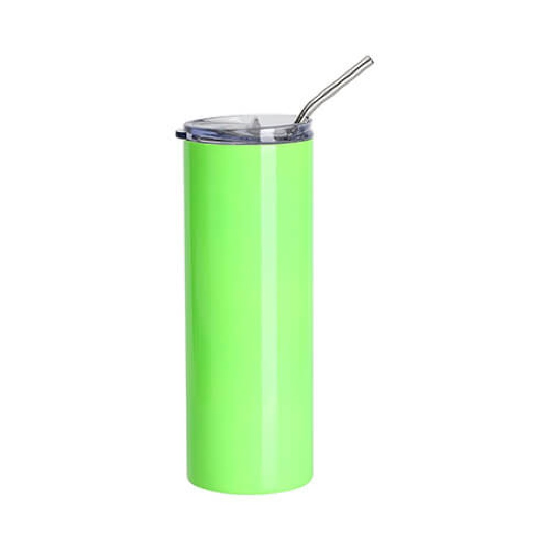 ΠΡΑΣΙΝΟ ΝΕΟΝ ΚΟΥΠΑ 600ml ΜΕ ΚΑΛΑΜΑΚΙ