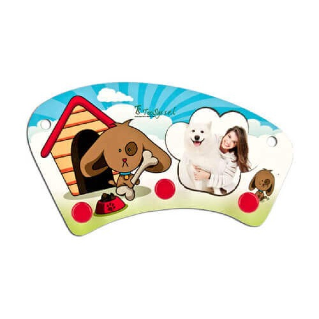 MDF ΚΡΕΜΑΣΤΡΑ ΚΟΚΚΙΝΟΙ ΚΥΚΛΟΙ 19,5X11CM