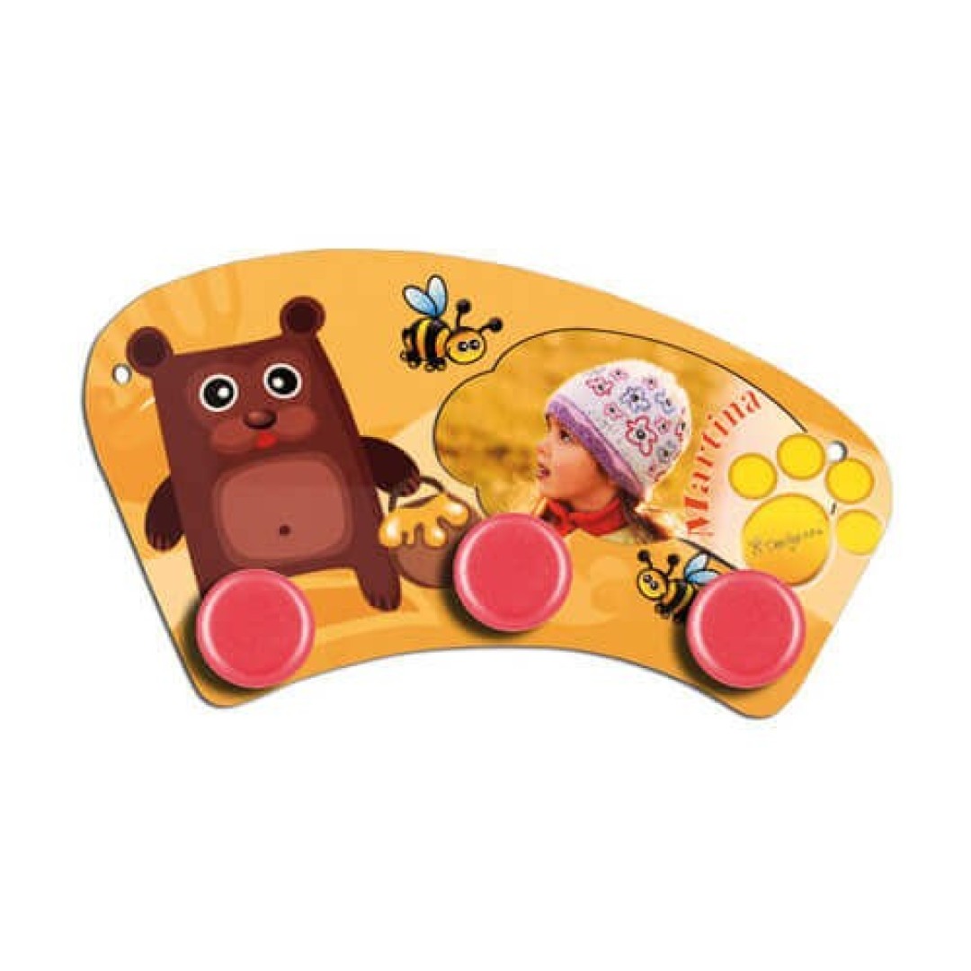 MDF ΚΡΕΜΑΣΤΡΑ ΚΟΚΚΙΝΟΙ ΚΥΚΛΟΙ 28X16CM